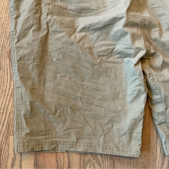 PRANA Porter Chino Shorts Sz 38 Standard Fit Brown Stretch 9” Inseam Khaki Hike - Picture 11 of 15